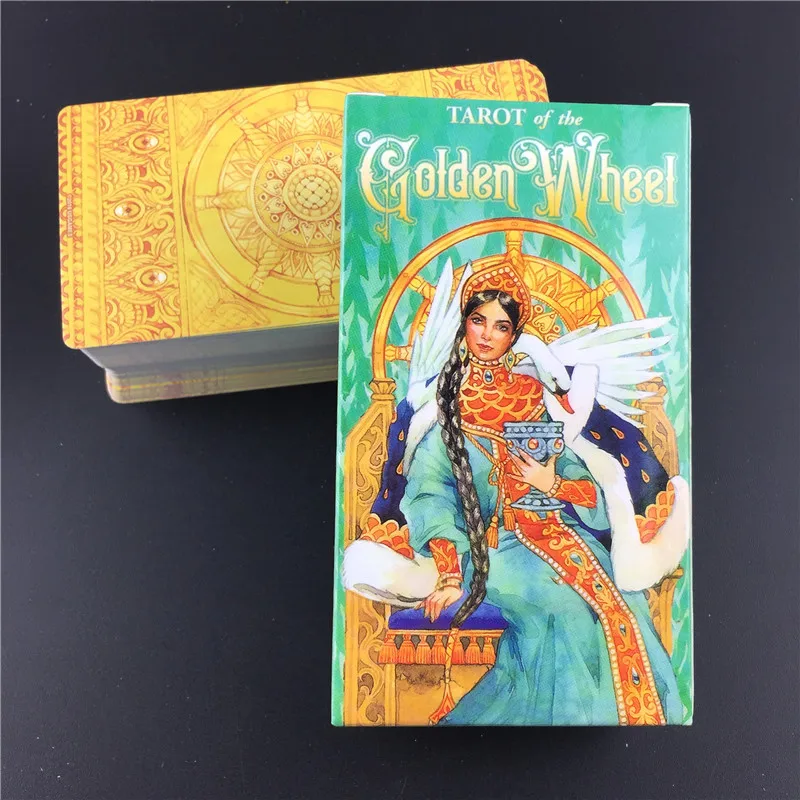 Настольная игра Tarot Of The Golden Wheel настольная Таро карты настольные игры руководство