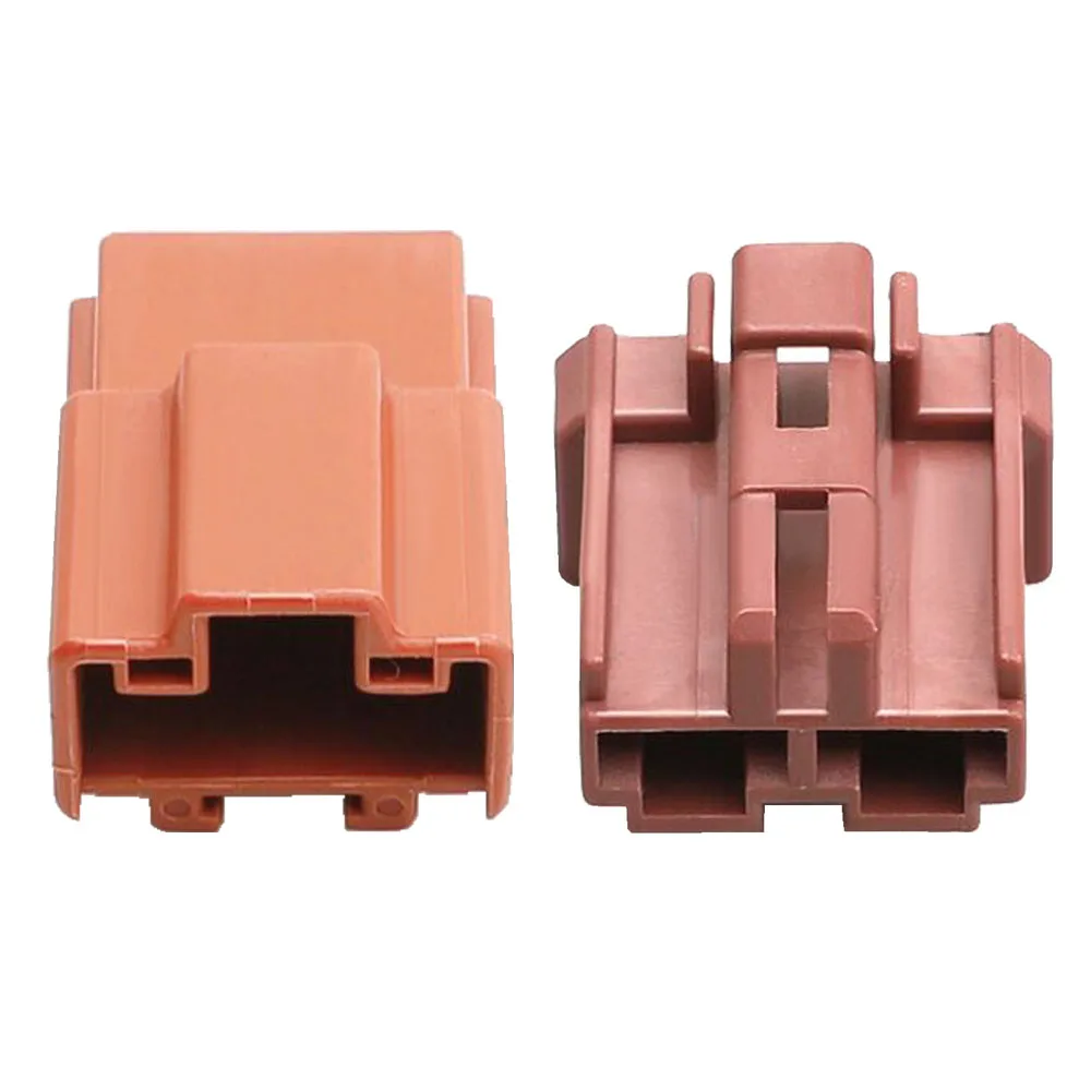 2-контактный коричневый автомобильный соединитель, проводка серии 6,3, штекер, Соединитель с клеммой DJ70239-6.3-11/21