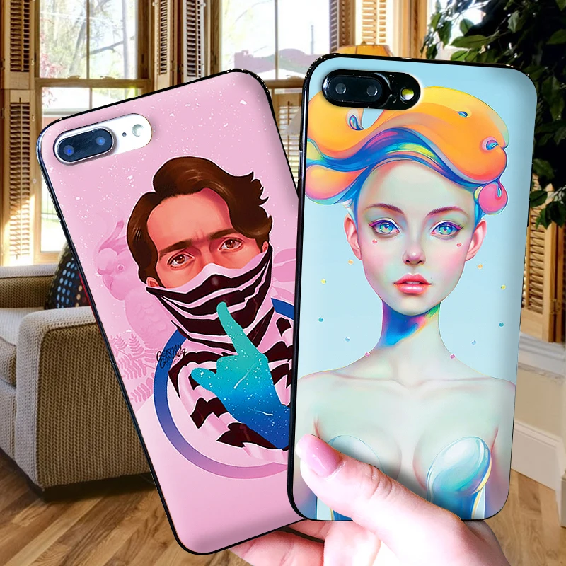 Для Xiaomi mi 9T A3 PRO 8 A2 LITE 9 SE 6X X 2S 3 F1 CC9E CC9 роскошный черный чехол для телефона Psychedelic trend