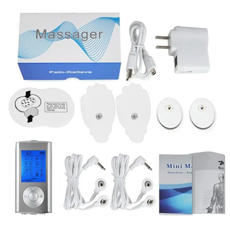 

Electric Acupressure Massager Pulse Muscle Stimulator Therapy Pain Relief Tens Unit Machine