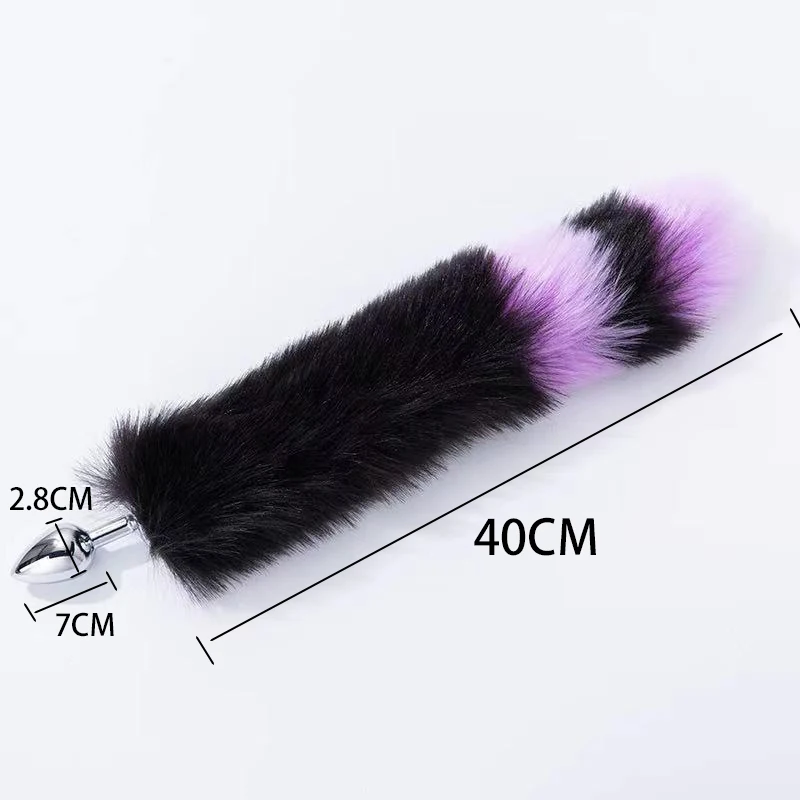 Anal Sex Toys Fox Tail Butt Plug Set With Hairpin Anal Kit Anal Butplug Tail Prostate Massager Anal Plug BDSM Couples Cosplay images - 6