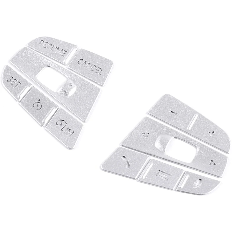

Car Steering Wheel Button Frame Sticker for 3 5 Series X5 X6 X7 2018-2020 Aluminum Decorative Cover Trim Accessories