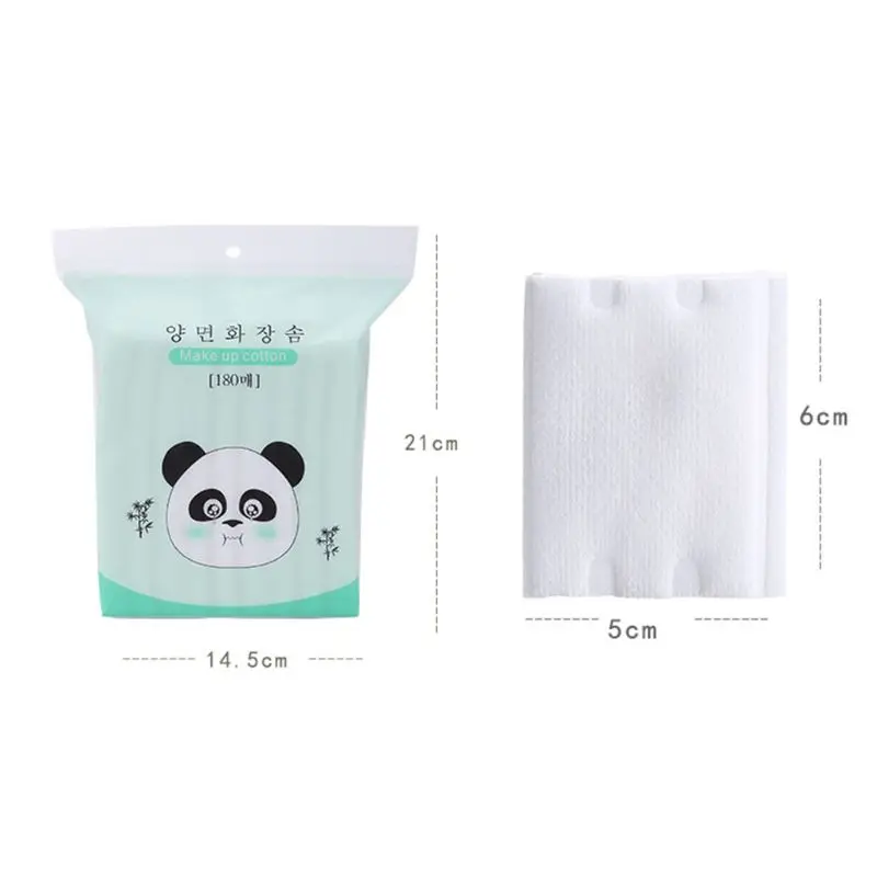 180 _ Косметическая салфетка для макияжа хлопковые подкладки двухсторонняя