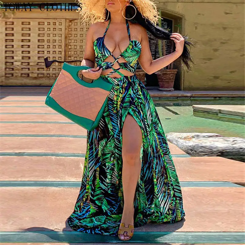 Женские Летние Элегантные платья для отдыха 2020 женские пляжного на тонких