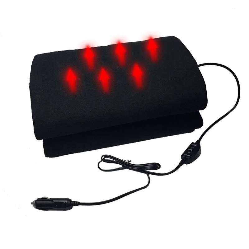 Автомобильные аксессуары 145*100 см подушка сиденья с электрическим подогревом для