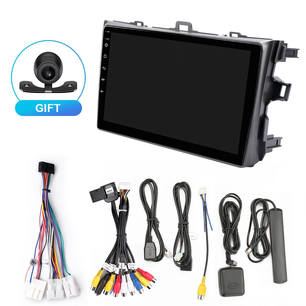

Car DVD Multimedia Player For Toyota Corolla E140/150 2007-2016 2Din Android 10.0 Radio DSP Auto Navigation GPS Tape Recorder 4G