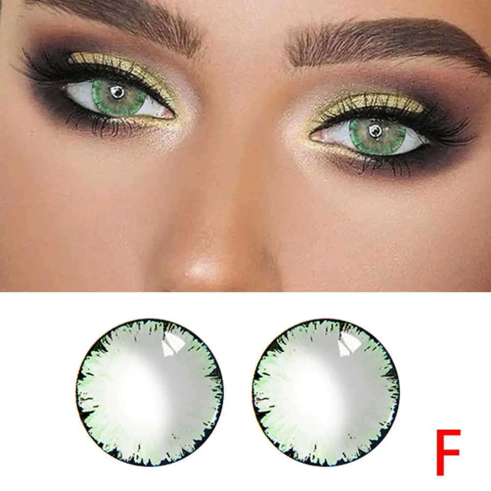 Цветные контактные линзы алмазные для ежегодных зеленых контактных линз
