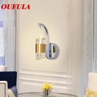 outela indoor wall lamps fixture crystal modern led sconce contemporary creative decorative for home foyer corridor bedroom