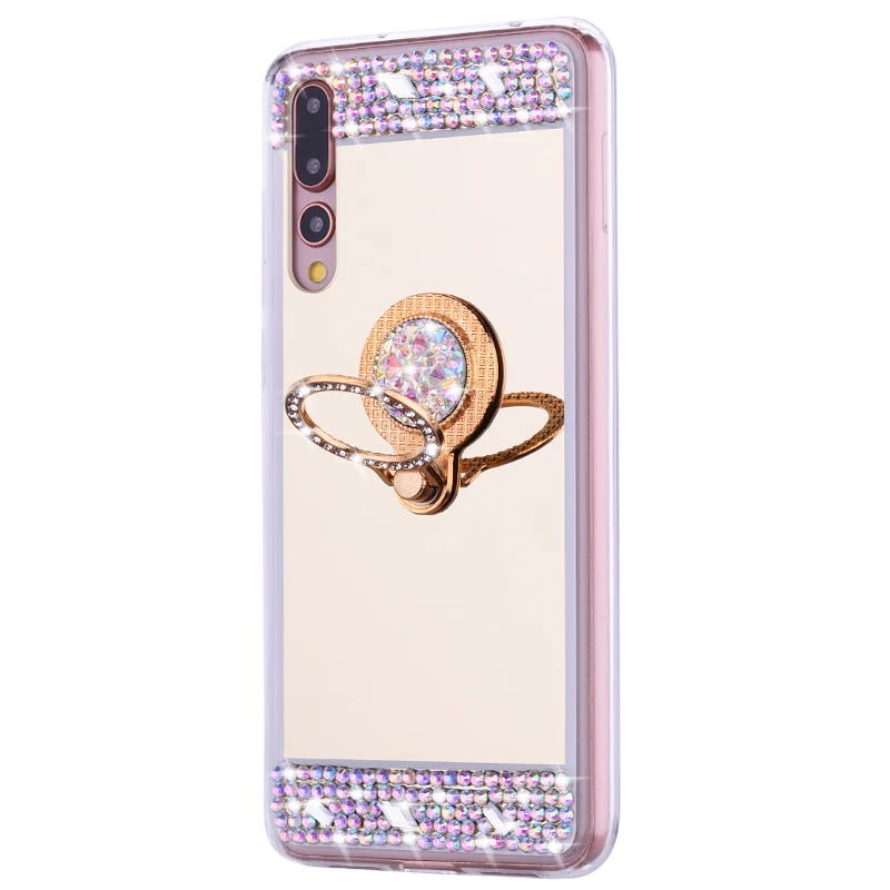Зеркальный чехол для huawei P smart Z P20 honor 9 lite 10i mate 20 10 9X Premium honor 10 View 20 6c pro 7a 8x чехол для телефона - Цвет: gold