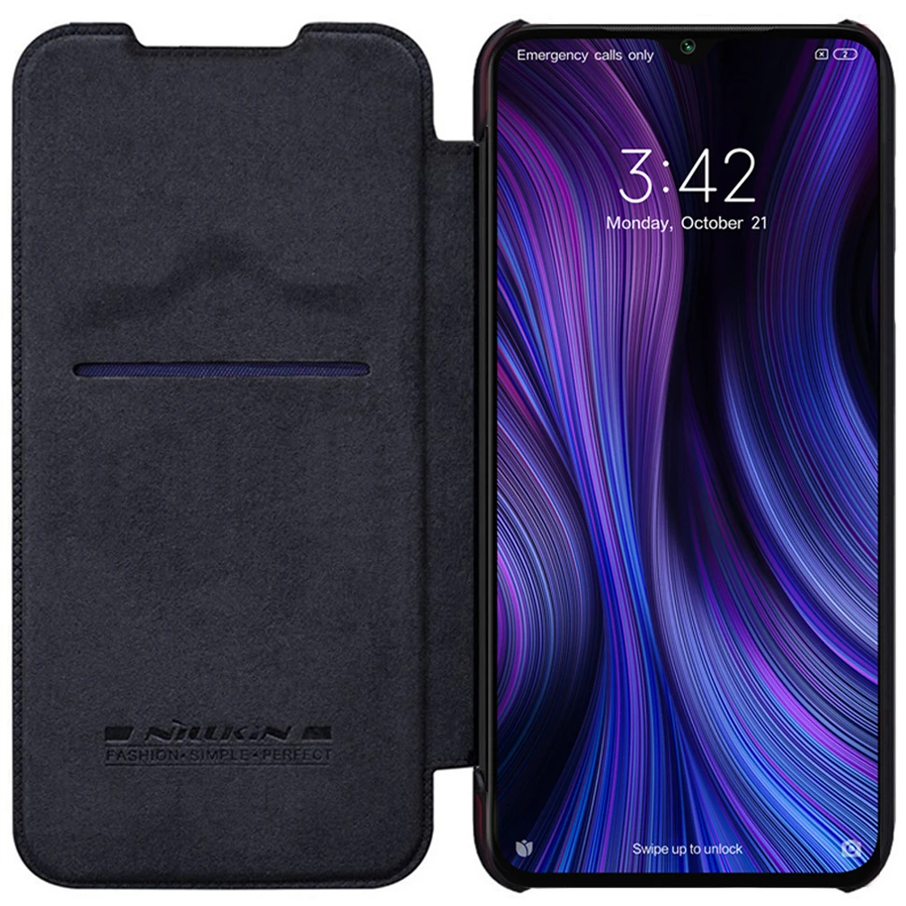 Чехол для Xiaomi Mi 9 Pro 5G чехол Nillkin Qin из искусственной кожи откидной Бумажник