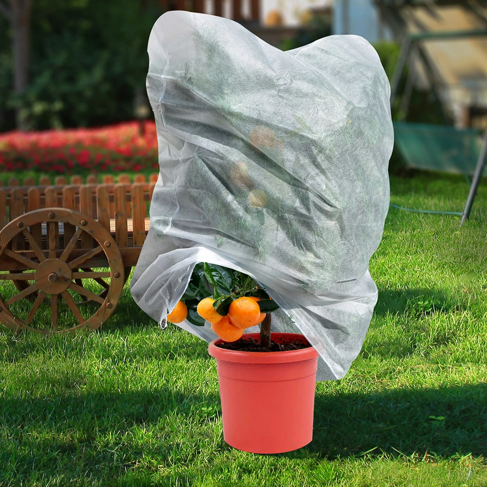 Теплый белый чехол для растений легко наносится прочный регулируемый Анти пыль