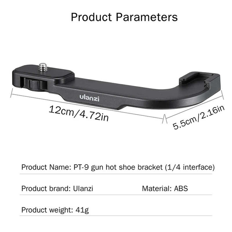 Ulanzi настенный кронштейн для камеры с холодным башмаком фотостудии из