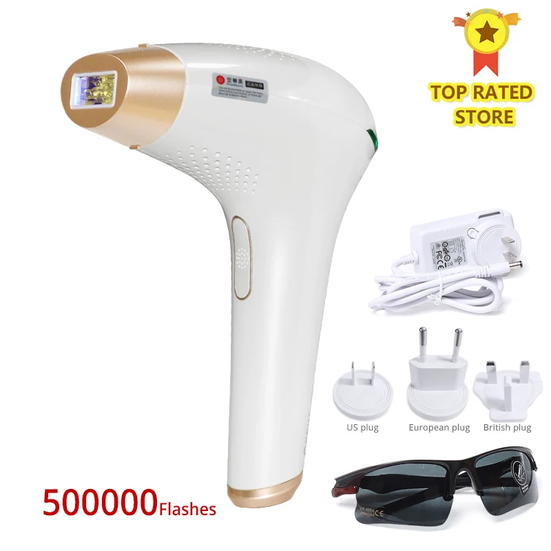 IPL лазерный эпилятор устройство для перманентного удаления волос 500000 импульсный