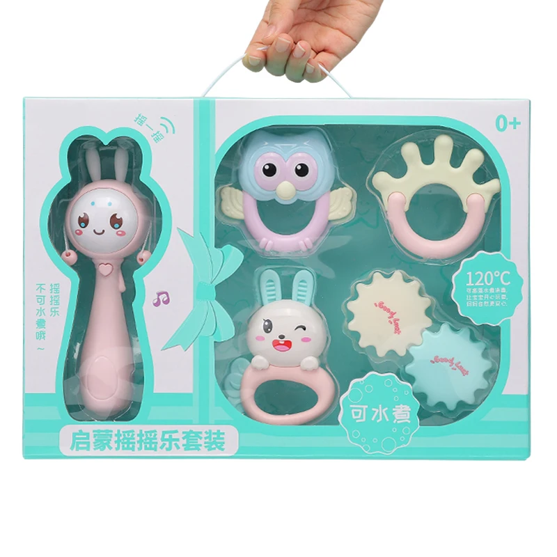 

Интерактивные игрушки для детей, Прорезыватель для зубов, мобильность, геометрическая форма, игрушка, детская коляска, детская кроватка, Об...