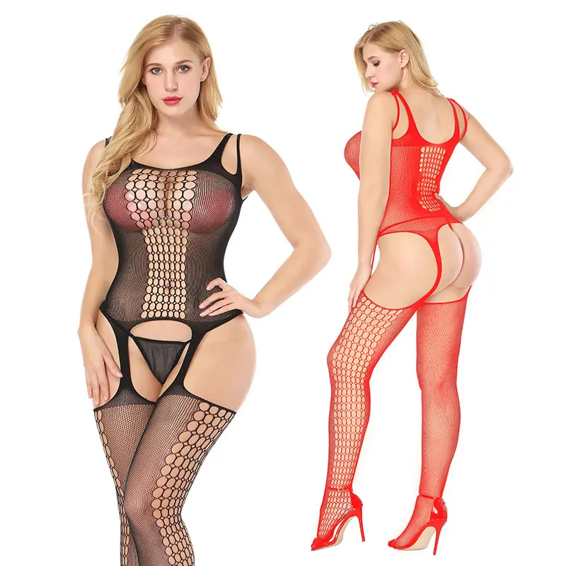 Большой Размеры женские сексуальные ботильоны корпус колготки в сеточку чулки