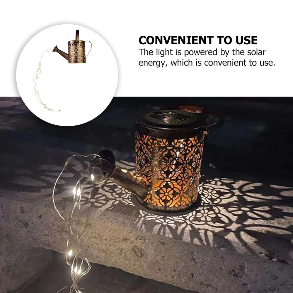 

1pc Solar Energy Lawn Light Garden Kettle Shaped Scene Light Outdoor Lawn Light