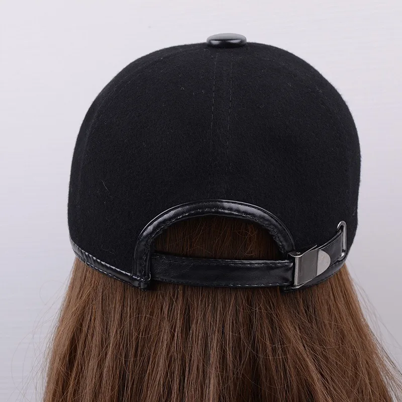 Осенне зимняя шерстяная шапка в Корейском стиле Цвет Красный Модная женская