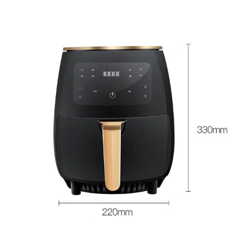 

4.5L 1200W Electric Air Fryer Oven 360Baking Smart Control LED Touchscreen Deep Fryer Functional Oven No Smoke Oil Free Fryer