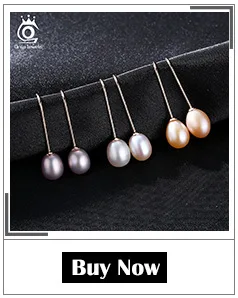 ORSA JEWELS, женские серьги-гвоздики с натуральным пресноводным жемчугом, 8 мм, белый, розовый жемчуг, 925 пробы, серебро, Женские Ювелирные изделия для вечеринки RSE86