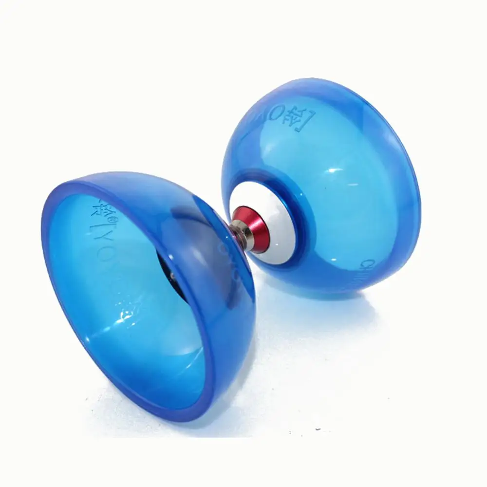 Один новый китайский набор подшипников YOYO 3 Diabolo из стекловолокна прозрачные