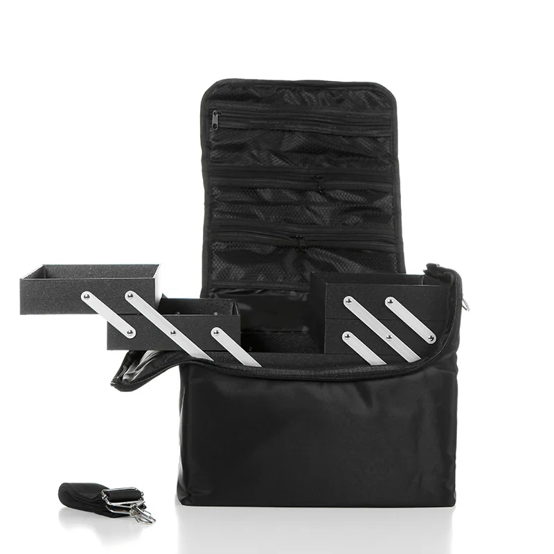 Портативная профессиональная косметичка для макияжа сумка хранения