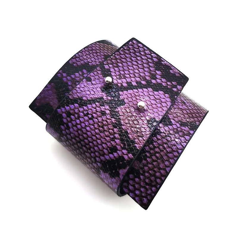 TOTABC трещины змеиная кожа браслет для женщин ювелирные изделия Модный