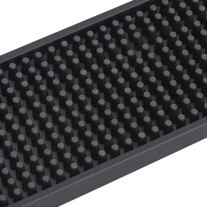

2-Piece Rubber Bar Mat, Non-Slip Bar Service Overlap Mat Bar Table Mat Restaurant Kitchen Counter Mat Non-Slip