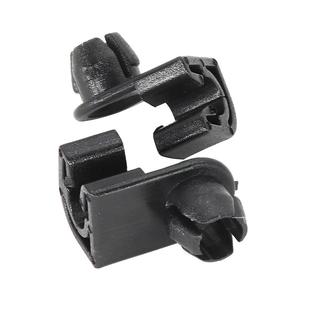 

Trim Hood Bonnet Stay Rod Clip Clamp Rivet 2pcs 792843 ABS Plastic Black