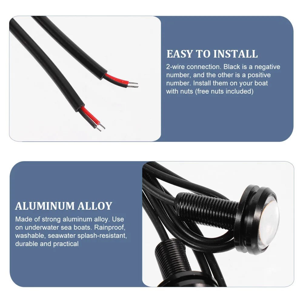 

10pcs Practical Boat Interior Light RV Replacement Light for Warning Decoration