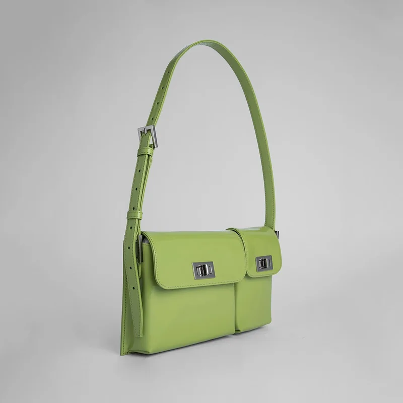 

Luxury brand handbags fashion colorful leather multifunctional one-shoulder messenger bag daily coin purse avocado bag women