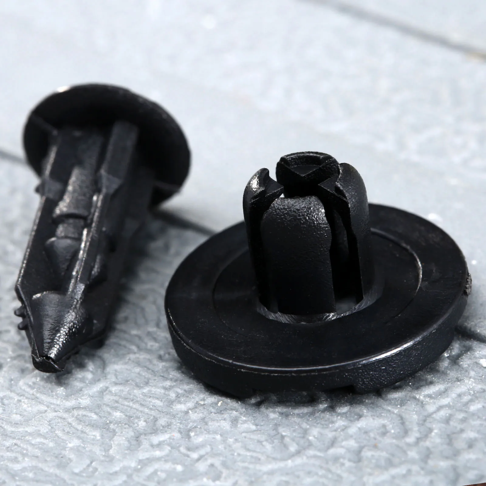 50 шт. авто бампер крепеж 8 мм отверстие пластиковые заклепки для Nissan Fender фиксатор