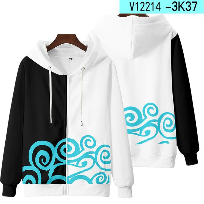 Толстовка унисекс с капюшоном на молнии 3D-принтом