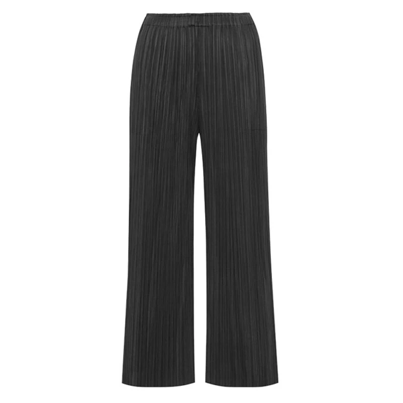 LANMREM Pleated Trousers 2021 Summer Women's Ankle-length Pants Loose Large Size Casual All-match Wide Leg Straight Pants YJ865