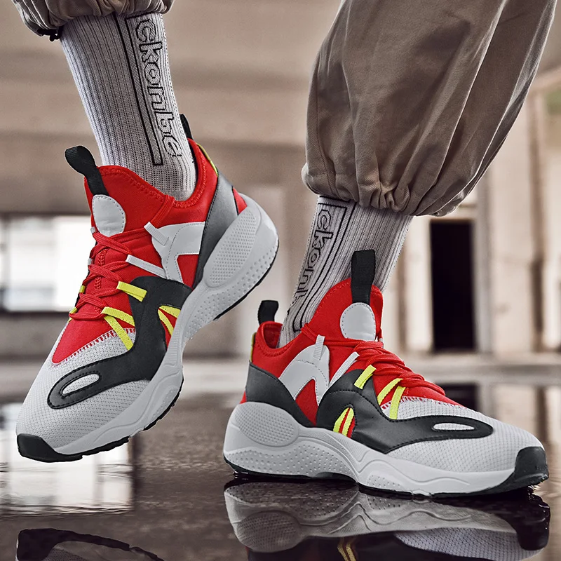 

Sneaker Man Casual Shoe Shoes For Men Casual Sports Sneakers Mens Causal Black Sapato Fashionable Comfortable Breathable Sport