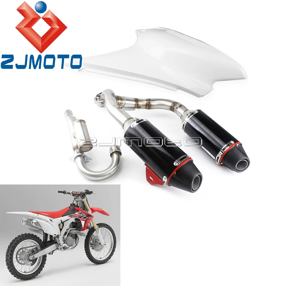 Мотоцикл грязи велосипед выхлопная труба глушителя системы для Honda CRF150F CRF230F 2003- эндуро Мотокросс выхлопной трубы глушителя