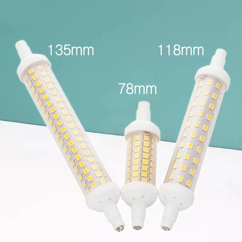 

Dimmable R7S LED Lamp 10W 15W 20W SMD 2835 78mm 118mm 135mm R7S LED Light Bulb AC220V Energy Saving Replace Halogen Lighting