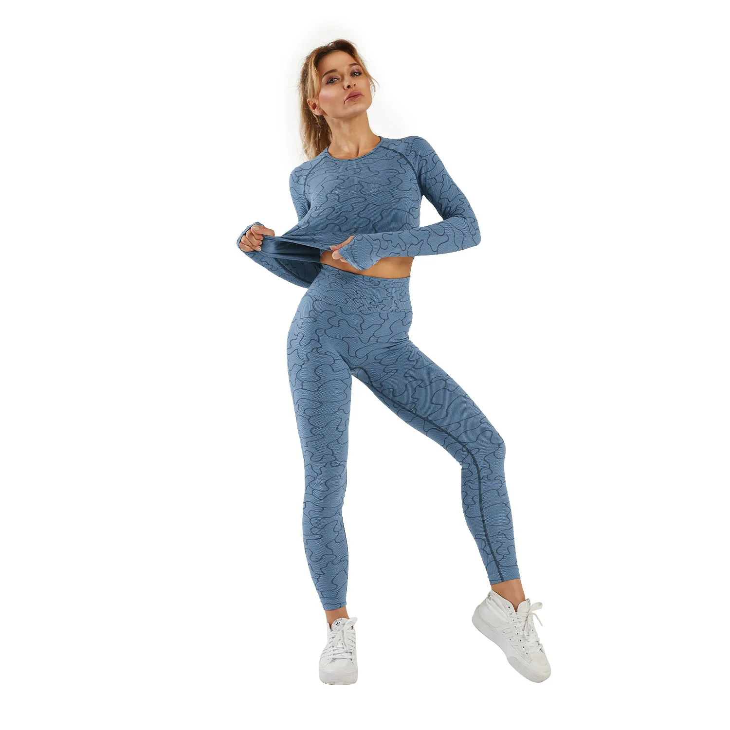 

2021 new seamless yoga fitness sportswear shark pants super elastic sexy fashion workout