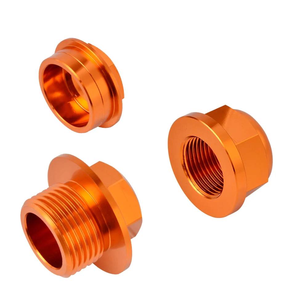 Алюминий передние и задние колеса замок мост Гайка для Husqvarna KTM 125 200 250 300 350 400 450 500