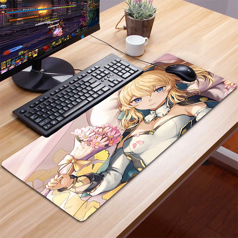 

Genshin Impact Mousepad Gamer Gaming Mouse Pad Computer Accessories Big Keyboard Laptop Padmouse Speed Desk Mat Mouse Pad Gamer