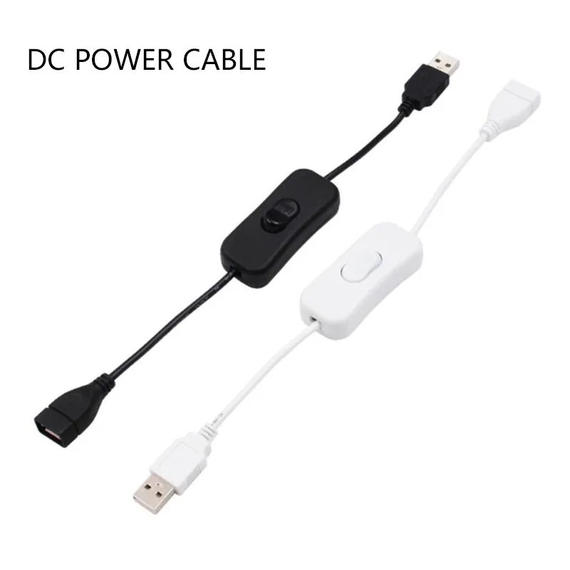 

28 см USB кабель с выключателем вкл/выкл Удлинительный кабель переключения для USB лампа USB вентилятор Питание линия прочная горячая Распродажа...