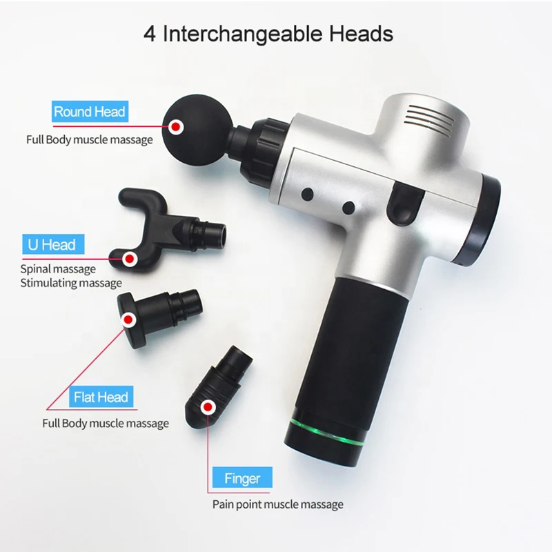 Пистолет для массажа глубоких тканей массажер мышц упражнения облегчение боли