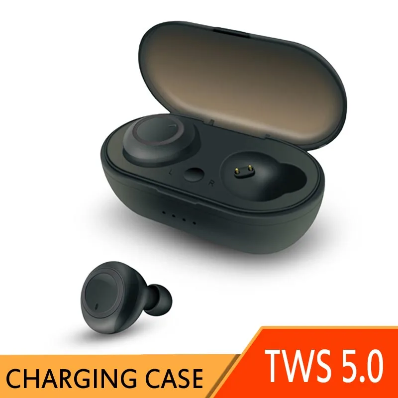 

TWS True Wireless Earbuds 3D Stereo Bluetooth Earphones Mini TWS Headphones Waterproof Handsfree with Mic & Charge Box