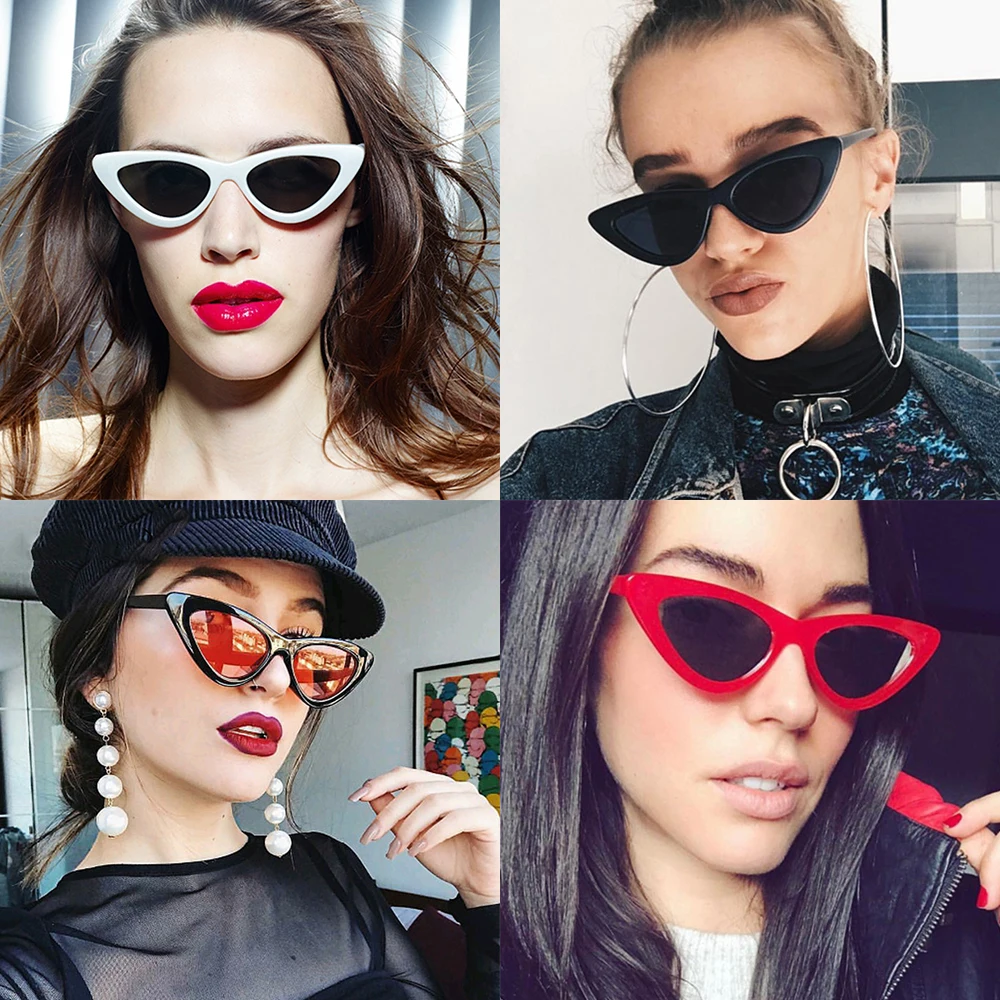 Модный бренд Лидер продаж Винтажные женские солнцезащитные очки &quotкошачий