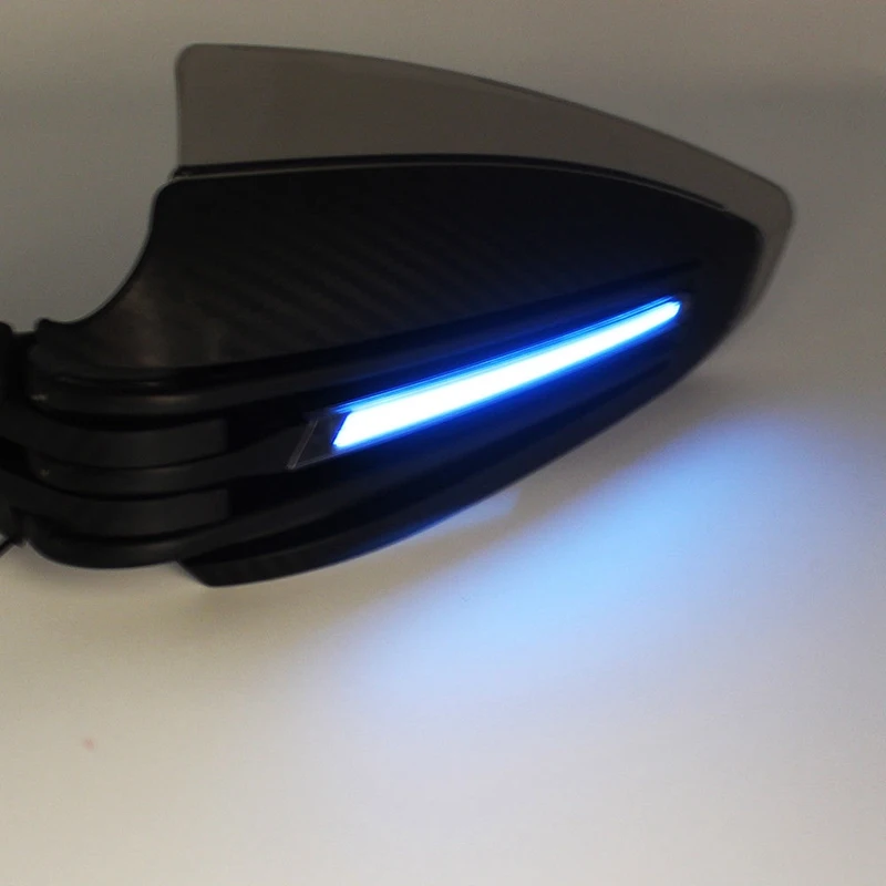 

22mm 7/8 Inch Universal Motorcycle Windshield Hand Guard LED Turn Signal Windshield