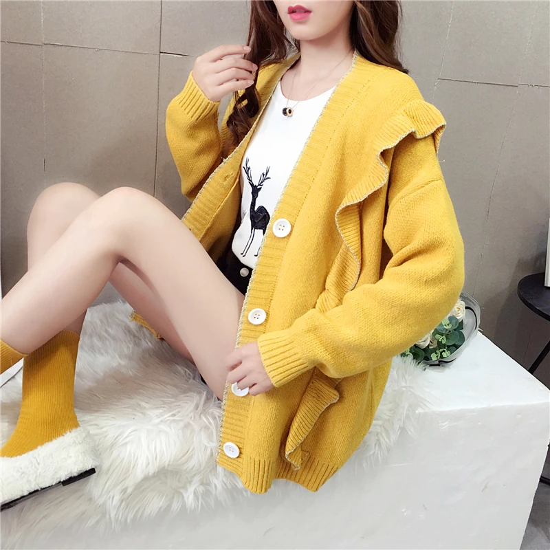 Женская кофта с рукавами летучая мышь повседневный трикотажный свитер