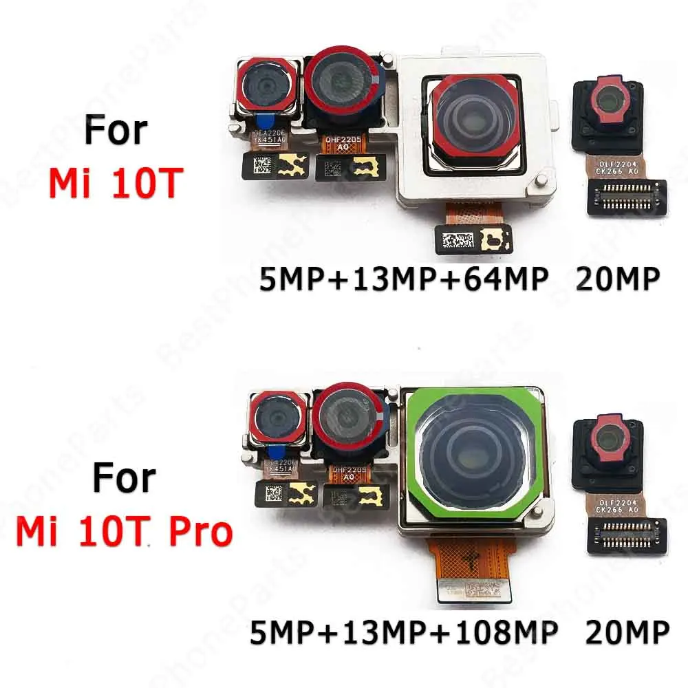 Для Xiaomi Mi 10T Pro 5G оригинальная задняя сторона для селфи вид маленькая камера