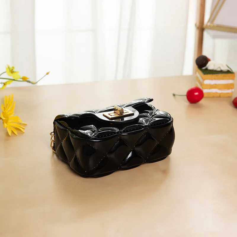 

YD Hot Sale Messenger Bag Envelope Children Handbag Mini Jelly Bag Pearl Bag Ringer Chain Shoulder Bag Jelly Designer Dag