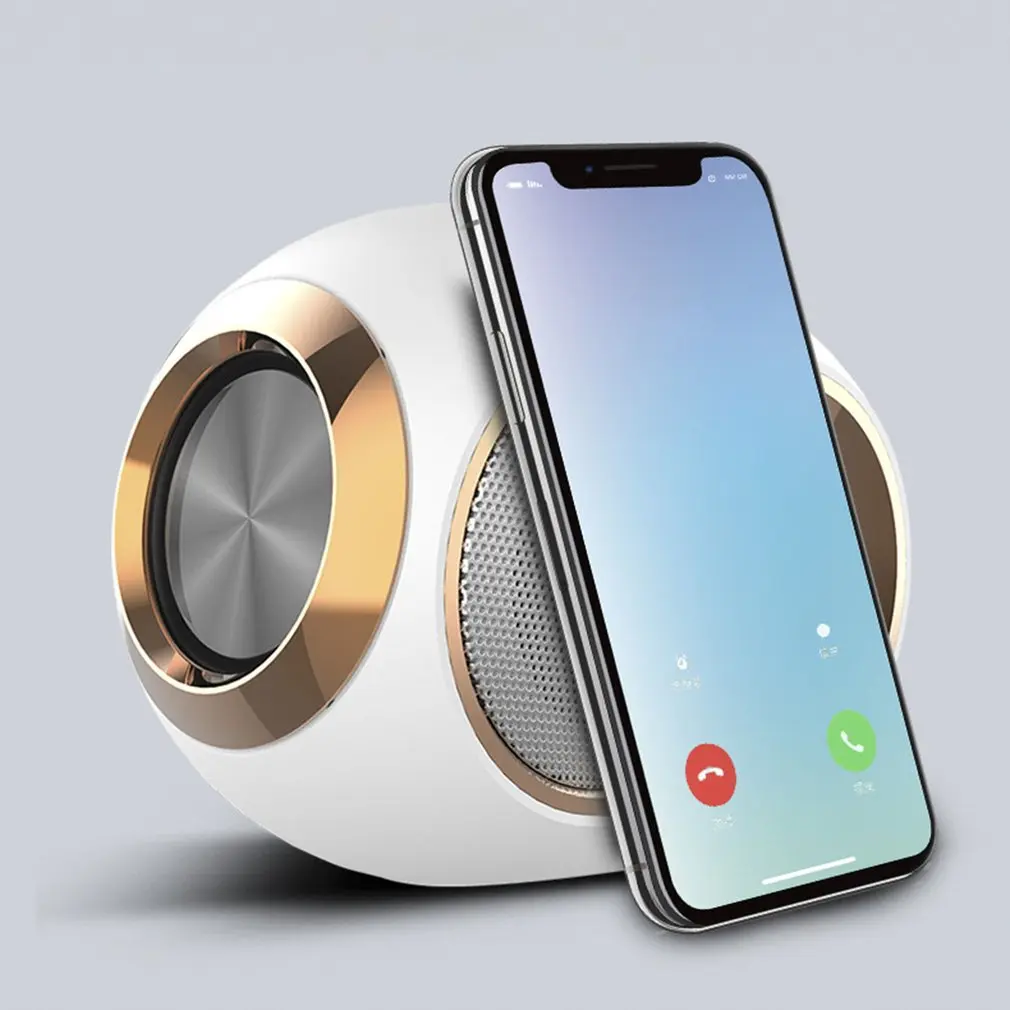 

Wireless Bluetooth-Compatible Speaker With Subwoofer Powerful Bass Speaker For Computer Portable Stereo Home TV HiFi Boombox