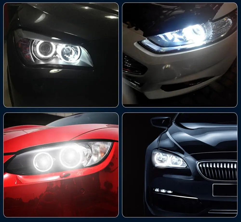 

Eonstime 2Pcs 5W Error Free LED Angel Eyes Marker Lights Bulbs For BMW E39 E53 E60 E61 E63 E64 E65 E66 E87 525i 530i xi 545i M5