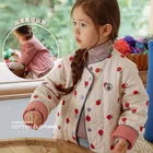 Куртка для девочек, новинка 2021, зимняя куртка для девочек, детская зимняя куртка, одежда для девочек, детская ветровка, детская одежда